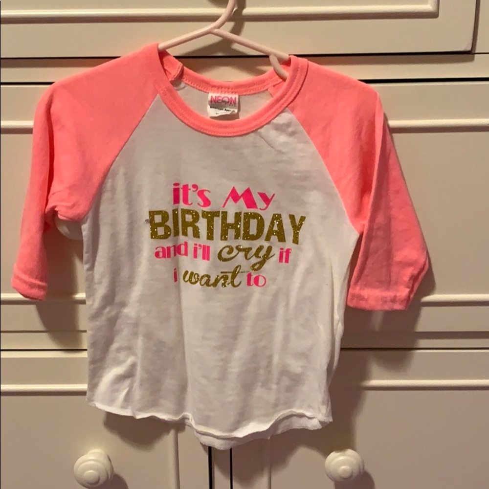 Girls birthday shirt